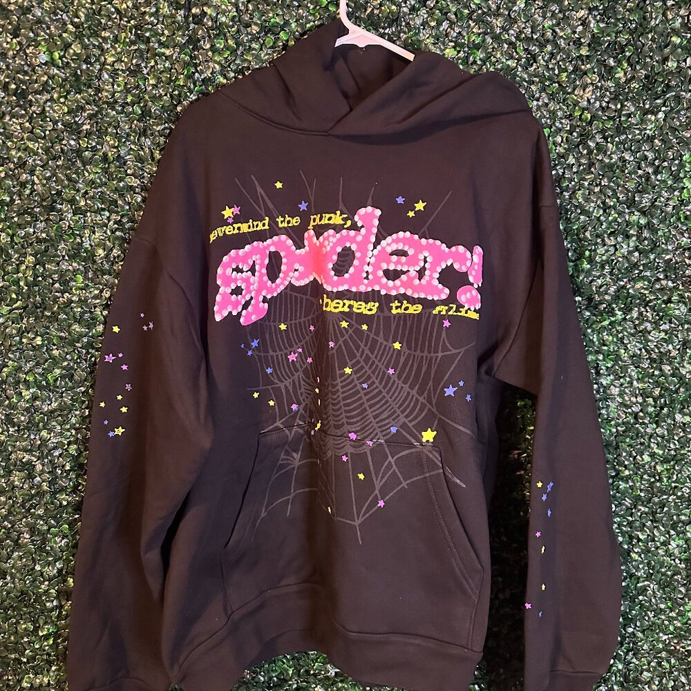 Sp5der P*NK V2 Hoodie Black US M